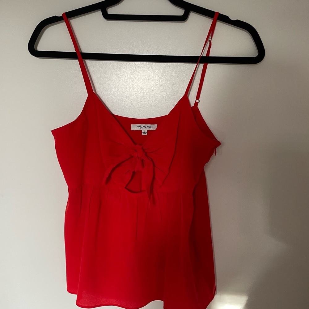 Red Madewell blouse!
